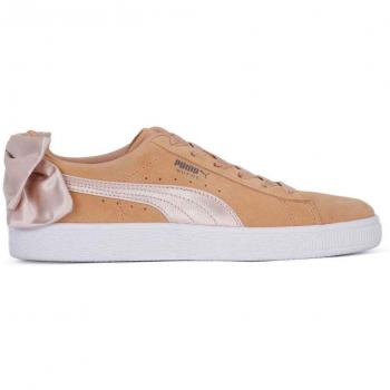 Puma Suede Bow Wn's Sneakers Corallo Bianco