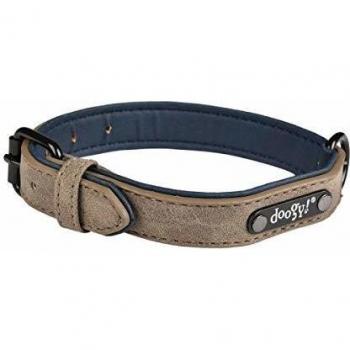 Collier « Sweet Taupe » en simili, longueur ajustable 30 mm