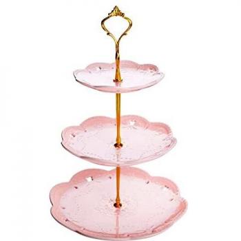MALACASA Sweet.Time 3 Tier Porcelain Cake Stands