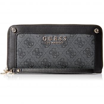 Guess Firenze SLG Grande Zip Intorno Nero