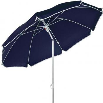 STILISTA Terrassenschirm Ø 140 cm, UV 30+, Erdspieß, Neigungswinkel, inklusive Schutzhülle