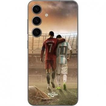 Protezione Galaxy S25 Plus Ronaldo Messi GOAT Maniacase