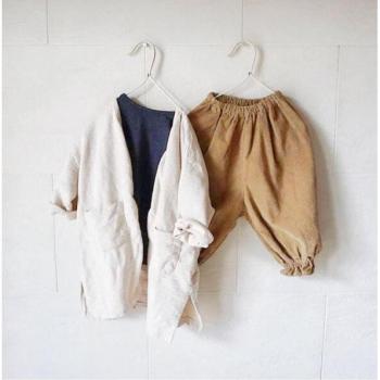 Abrigo largo de gran tamaño para niños y niñas, ropa trendy primavera-verano 9849C