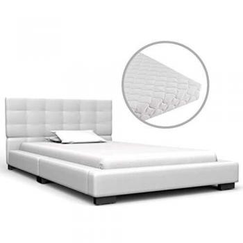 Lit adulte blanc 90x200 cm