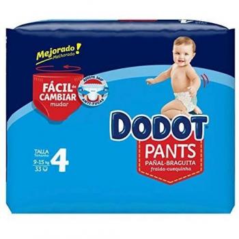 Dodot Pants Diaper-Pants Size 4 (9-15 kg, 33 pieces)