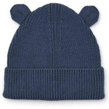LIEWOOD Indigo Gina Cappello a Maglia Orecchie Orso Blu