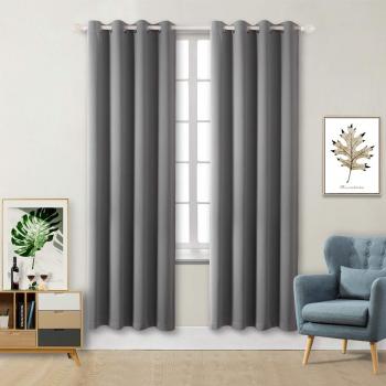 Blickdichte Vorhang mit Ösen 182 cm x 11