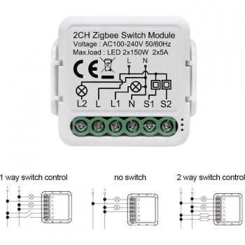Switch Inteligente 2/3/4 Canales