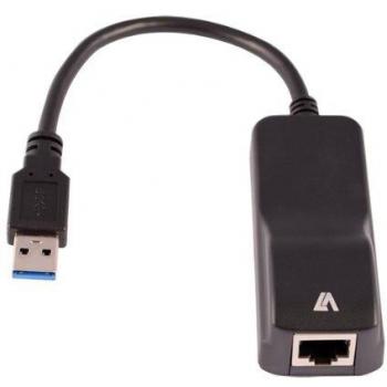 V7 USB 3.0 A Male to RJ45 Female Gigabit Ethernet Adapter