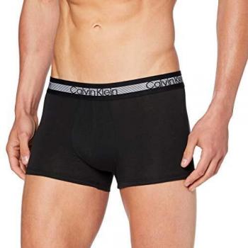 Calvin Klein Men's Hipster Trunks 3-Pack, Black 001, Large