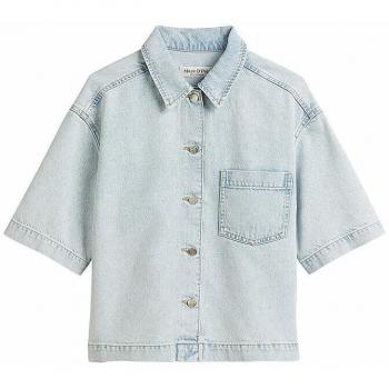 Marc O'Polo Lyocell-Baumwoll Jeanshemd Hellblau XL