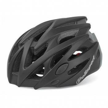 Polisport Unisex Matte Black Bike Helmet