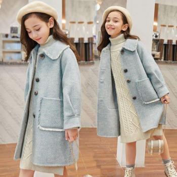 2022 Girls' Winter Wool Jacket