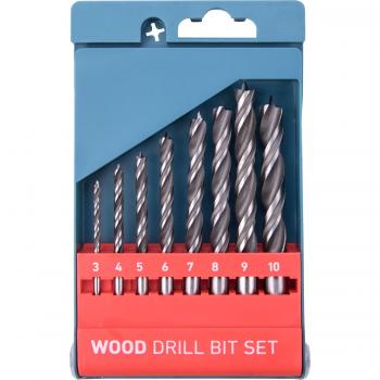 Punte Legno Set Extol Ø 3-10 mm (8)