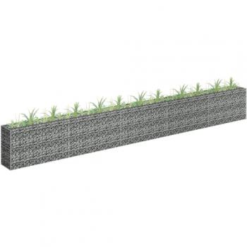 VidaXL Arriate de Gaviones de Acero Dimensiones 90 x 30 x 60 cm, 90 x 30 x 90 cm, 180 x 30 x 10 cm y más