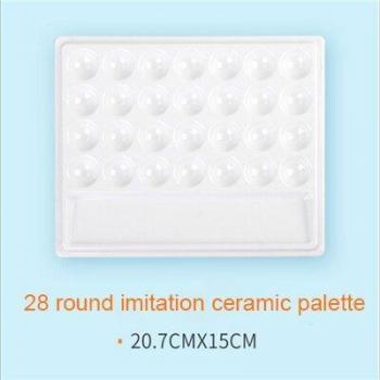 Imitation Ceramic Painting Palette for Artists