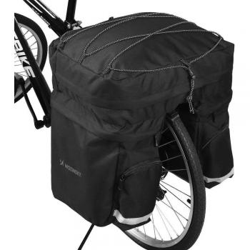 Wozinsky Black 60L Bike Rack Storage Bag with Rain Protection