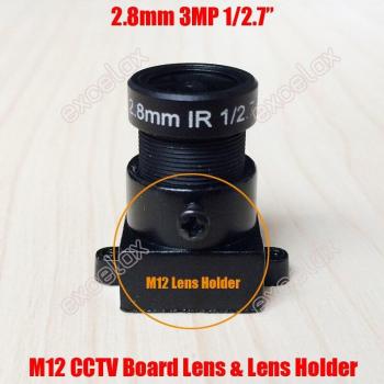 3MP 1/2.7 2.8mm Fisheye IR Fixed Lens M12