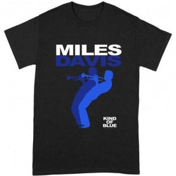 T-shirt blu unisex per adulti di Miles Davis