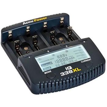 AccuPower IQ338XL Ladegerät Li-Ion/Ni-Cd/Ni-MH