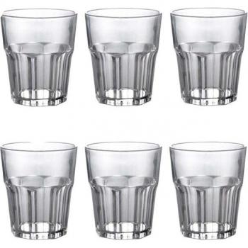 6pcs Clear Plastic Beverage Cups