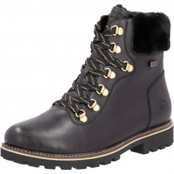 REMONTE Damenwinterboot 38 schwarz – Schnürstiefelette mit TEX-Membran