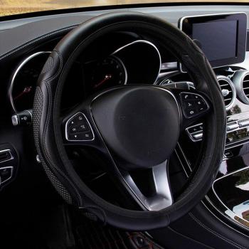 Funda de Volante de Cuero Antideslizante para Automóvil