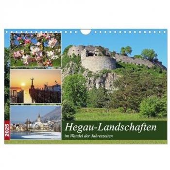 Hegau-Landschaften Wandkalender 2025 DIN A4 quer CALVENDO