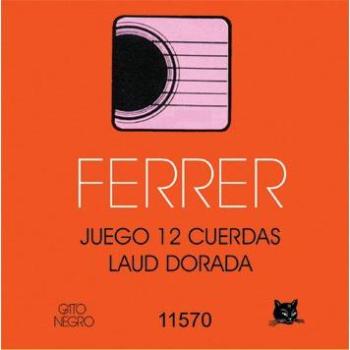 Cuerdas de Alta Calidad para Laúd – Ferrer Gato Negro, España 1868
