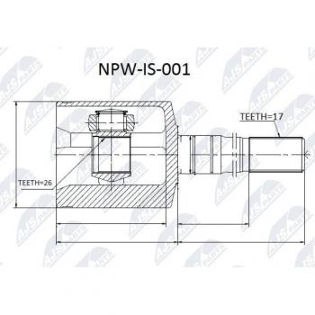 NTY NPW-IS-001 Jogo de Apoios para Veículos
