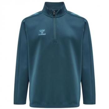 Hummel Core Azul 10Y – Sudadera con cierre a media altura