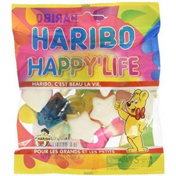 Haribo HAPPY'LIFE sachet de bonbons gélifiés 120 g