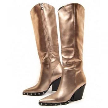 Botas de Tacón MONTEVITA TEJAN4 GOLD
