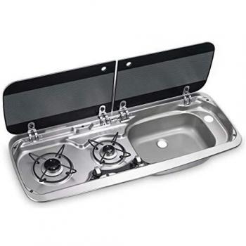 Dometic HSG 2370R 2-flammiges Kochfeld mit Spüle
