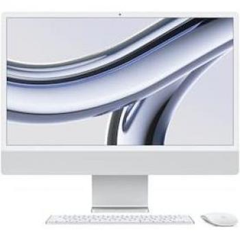 Apple iMac 2023 (M3, 8 GB, 256 GB, SSD), PC, Silber