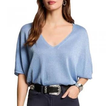 Morgan Casual Pullover Blau 251-MDIX