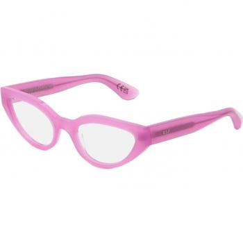 Retrosuperfuture Female 4XP Series 124 Pastel Pink Acetate Cat-Eye Sunglasses