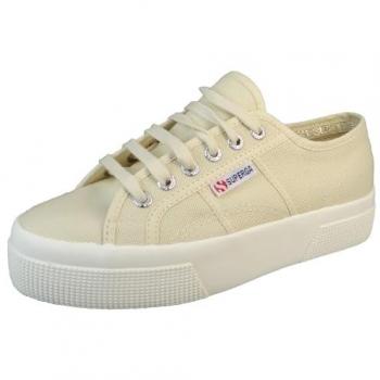 Superga 2740 Beige Platform Trainers