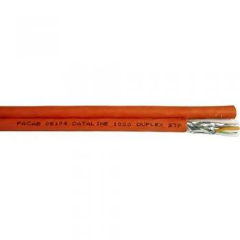 Faber Kabel 101196 Netzwerkkabel CAT 7 S/FTP 8 x 2 x 0.25 mm² Orange 100 m