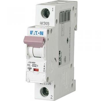 Interruptor Eaton 1P 32A Curva C 10 kA Montaje en Carril DIN