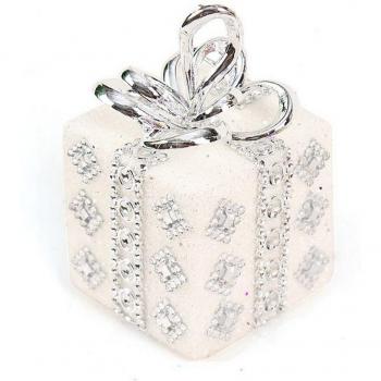 Décorations de Noël en boîte bulle 10x6cm