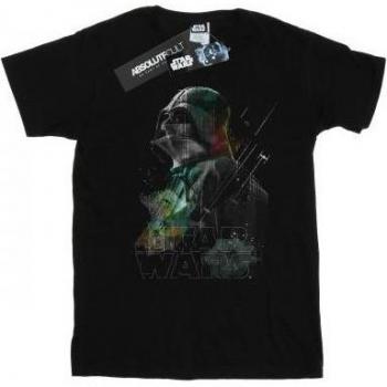 Niña Rebelde: Camiseta Digital de Algodón con Darth Vader (Rogue One)