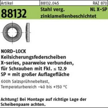 Cap e Dadi Nord Lock 6SP con Rivestimento di Scaglietti Zinkati