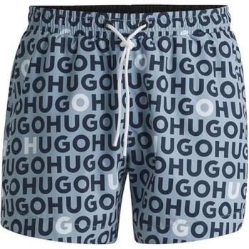 HUGO Badehose Tortuga Violett mit Schriftzug