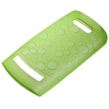 Nokia Asha 303 CC‑1024 Case – Durchsichtig mit Grüner Farbe