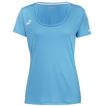 Babolat Blue Cap Sleeve T-Shirt for Girls Size 164