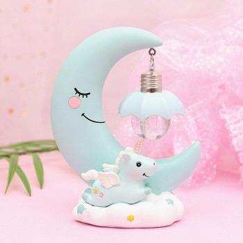 Veilleuse lumineuse pour fille en forme de licorne