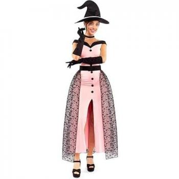 Disfraz de Bruja Rosa Talla L