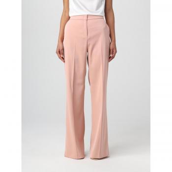 Pantaloni in satin rosa PINKO Taglia 46