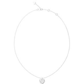Guess L.O.V.E. Heart Pave Pendant – 16‑18”, Model UBN05463RH